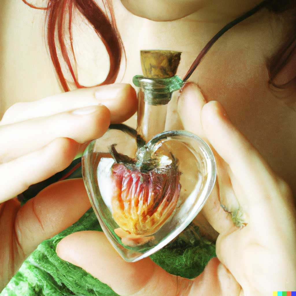 peach_pit_heart_in_a_heart_shaped_glass_jar