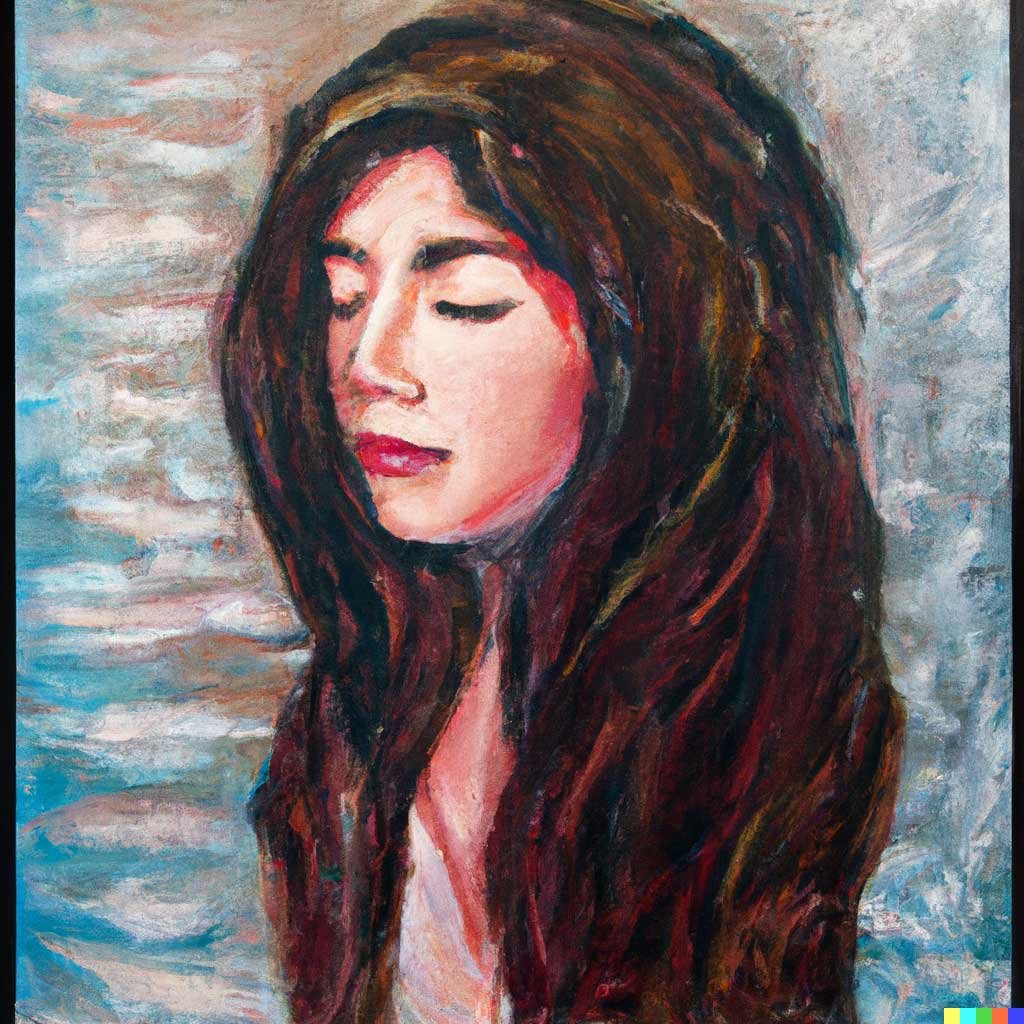 oil_woman_at_peace