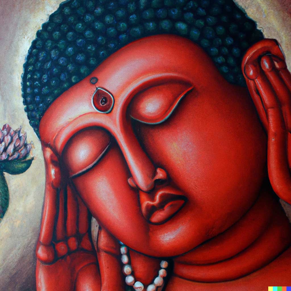 indian_style_graphic_suffering_buddha